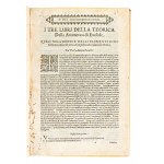 [Matematica] Cataldi, Pietro Antonio : I tre libri settimo, ottavo, & nono de gli Elementi aritmetici d'Euclide ridotti alla pratica... Dove si mostrano le inventioni di molte regole aritmetiche, & altre necessarie, & di continuo uso... In Bologna,