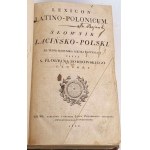 BOBROWSKI - SŁOWNIK ŁACIŃSKO-POLSKI Vilnius 1822
