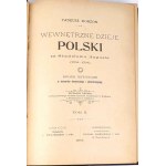 KORZON- WEWNETRZNE DZIEJE POLSKI ZA ST. AUGUSTA ed. 1897 vol. I-VI [complete] half leather