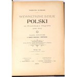 KORZON- WEWNETRZNE DZIEJE POLSKI ZA ST. AUGUSTA ed. 1897 vol. I-VI [complete] half leather