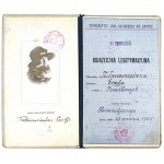 [Z ARCHIWUM RODZINY ARŁAMOWSKICH Z PRZEMYŚLA] TUŁASIEWICZÓWNA EMILJA [KSIĄŻECZKA LEGITYMACYJNA Lwów 1925]
