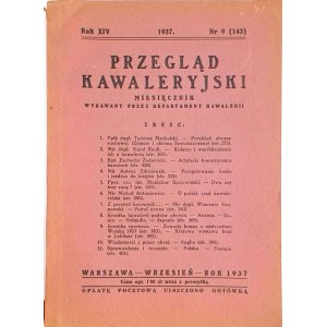 PRZEGLĄD KAWALERYJSKI Nr 9 (143) 1937