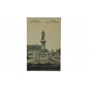 WARSZAWA Pomnik Mickiewicza / VARSOVIE Monument de Mickiewicz