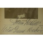 Adam DIDUR [1874-1946] telegram i pierwsza strona programu z autografem wybitnego śpiewaka, jednego z najznakomitszych basów przełomu XIX i XXw.