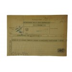 Adam DIDUR [1874-1946] telegram i pierwsza strona programu z autografem wybitnego śpiewaka, jednego z najznakomitszych basów przełomu XIX i XXw.