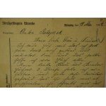 Więzienie karne WRONKI orygonalny list z więzienia datowany 10 maja 1942r.