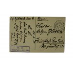 Typy Polskie Volkstypen aus Polen , obieg pocztowy 13.6.1915r.