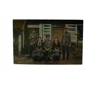 Wojna rosyjsko-niemiecka 1914/15 Kwaterowanie w domach polskich chłopów /Der russisch-deutsch Krieg 1914/15 Einquartierung in polnischen Bauernhäusern,