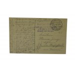 Typy z Księstwa Łowickiego Volkstypen aus Polen, obieg pocztowy 26.5.1915r.