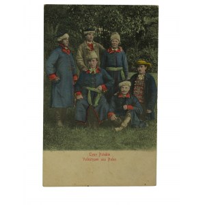 Typy Polskie Volkstypen aus Polen , obieg pocztowy 12.11.1915r.