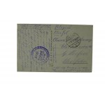 Typy Polskie Volkstypen aus Polen , obieg pocztowy 1.12.1917r.