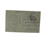 Typy Polskie Volkstypen aus Polen , obieg pocztowy 19.2.1918r.