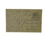 Dzieci w strojach ludowych / Kinder in polnischer Tracht , obieg pocztowy 19.10.1917r.