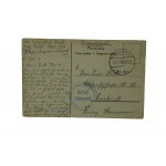 Typy ludowe Zaloty Volkstypen aus Polen , obieg pocztowy 16.11.1916r.