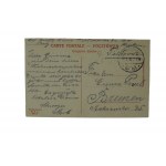 Typy Polskie Volkstypen aus Polen , obieg pocztowy 3.1.1916r.