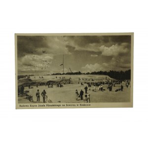 Construction of the Mound of Jozef Pilsudski on Sowiniec in Cracow , stamp of the Mound Construction Committee 28.VIII.1935, stamp Mound of Marshal Jozef Pilsudski, stamp Mound of the Marshal