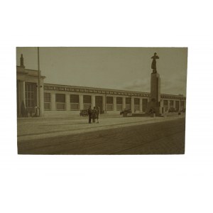 POZNAŃ Textile pavilion with Kosciuszko statue on P.W.K. , uncirculated