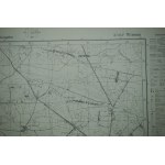 WONSAU 3733 F , Topographische Karte 1:25.000, druk 1940r.