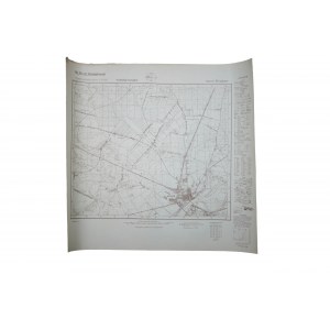WYSZKÓW (Wyszkow) 3833 D , Topographische Karte 1:25.000, druk 1940r