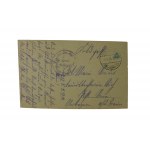 Rosyjsko-polska wiejska chata / Russisch-polnisches Bauernhaus, obieg pocztowy 5.9.1916r.