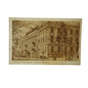 PIOTRKÓW TRYBUNALSKI ulica Słowackiego , obieg pocztowy 19.III.1953r.
