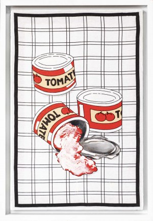 Andrzej Cisowski, Tomato (inspiracja twórczością Andy'ego Warhola), 1988