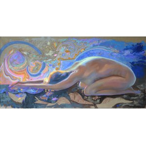 Olga Pelipas, Z MIŁOŚCIĄ DO SECESJI, BALASANA, 50 x 100 cm.