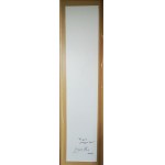 Grzegorz Stec, FIGURE CARRYING THE DARK, 120 x 30 cm