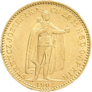 FRANCIS JOSEPH I. 1848-1916 20 Corona 1902 K.B., KM#486 Au.900 6,77g, 21mm, Kremnica