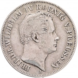 PRUSSIA FRIDRICH WILHELM IV. 1 Thaler 1842 A, KM#446, Thun#257, Ag. 750 22,27g, 34 mm, Berlin