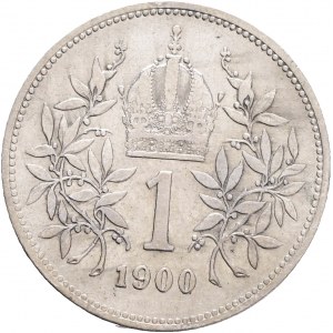 FRANCIS JOSEPH I. 1848-1916 1 Corona 1900 KM#2804 Ag.835 5,00g, 23/1,5mm Wiedeń