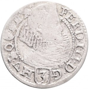 Silesia 3 Kreuzer 1629 PH FERDINAND II. Glatz (Klodzko)