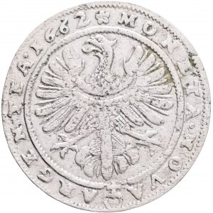 Silesia XV. Kreuzer 1662 LUDWIK IV. Liegnitz - Brieg