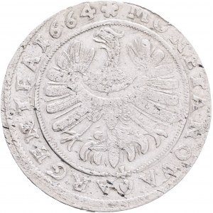 Silesia XV. Kreuzer 1664 CHRISTIAN Liegnitz - Brieg