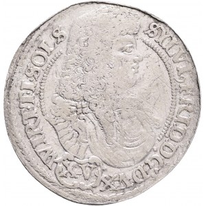 Silesia XV. Kreuzer 1675 SP SYLVIUS FRIEDRICH Wurttemberg - Ols, R!
