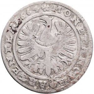Silesia XV. Kreuzer 1864CHRISTIAN ULRICH Liegnitz-Brieg, Volava-Weiss