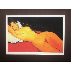 Amedeo MODIGLIANI (1884 - 1920) Nude reclining (Akt leżący - 1918)