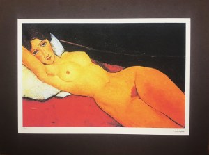 Amedeo MODIGLIANI (1884 - 1920) Nude reclining (Akt leżący - 1918)