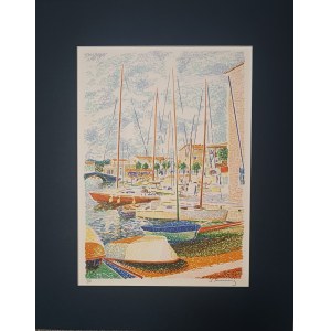 Serge MENDJISKY, (1929-2017) Port Grimaud VI