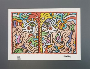 Keith Haring (1958-1990) Babel of Animals