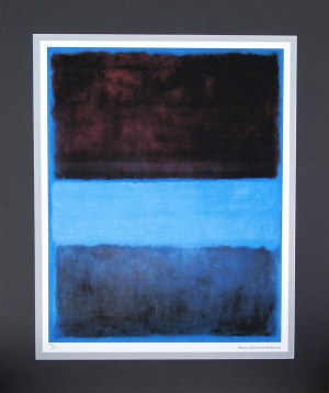 Mark Rothko (1903-1970) Rust & Blue 1953