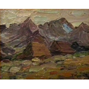 Tadeusz Kurek(1906-1974),Mountain shelters in the Tatra Mountains,1960