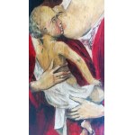 AN ,Matka Boska karmiąca Dzieciątko Jezus