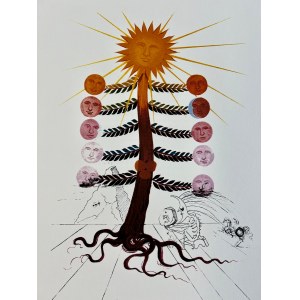 Salvador Dali (1904 - 1989), Arbre Soleil (Sunny Tree) from the Flordali series.