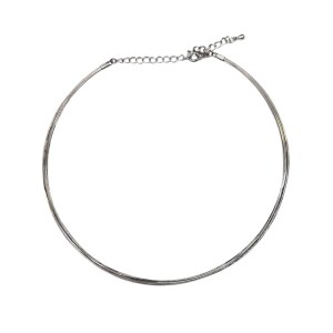 Silver colored necklace