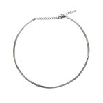 Silver colored necklace