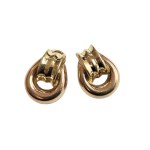 Vintage gold earrings