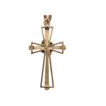 Gold cross pendant (585)