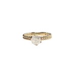 Gold ring (14k) with diamond