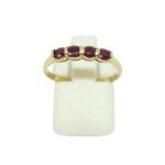 Gold ring with rubies (14k)